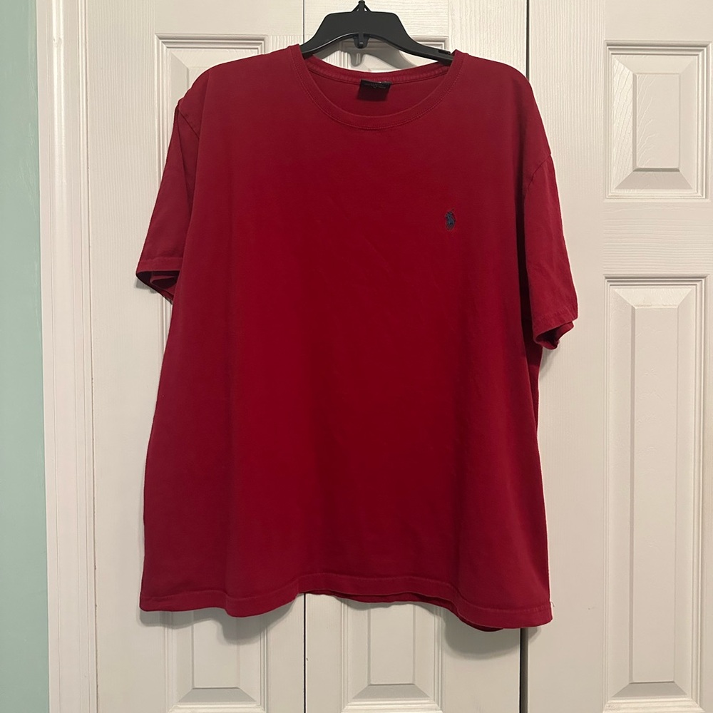 🔥 4 for $20!! Ralph Lauren Deep Red Short Sleeve Tee